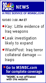 View News headlines at MSNBC